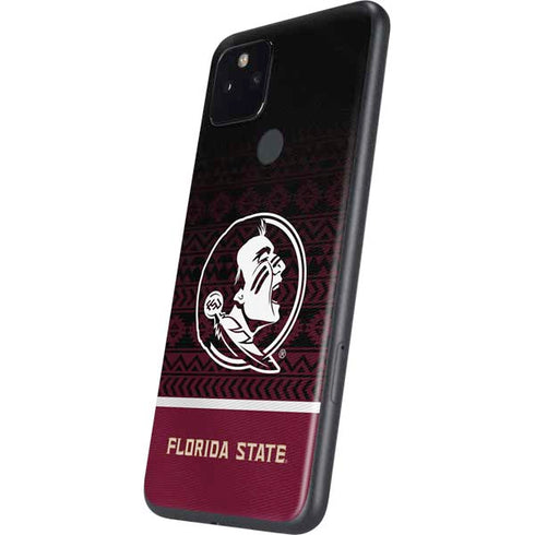 Florida State University Pattern Jersey Google Pixel 4a 5G Skin